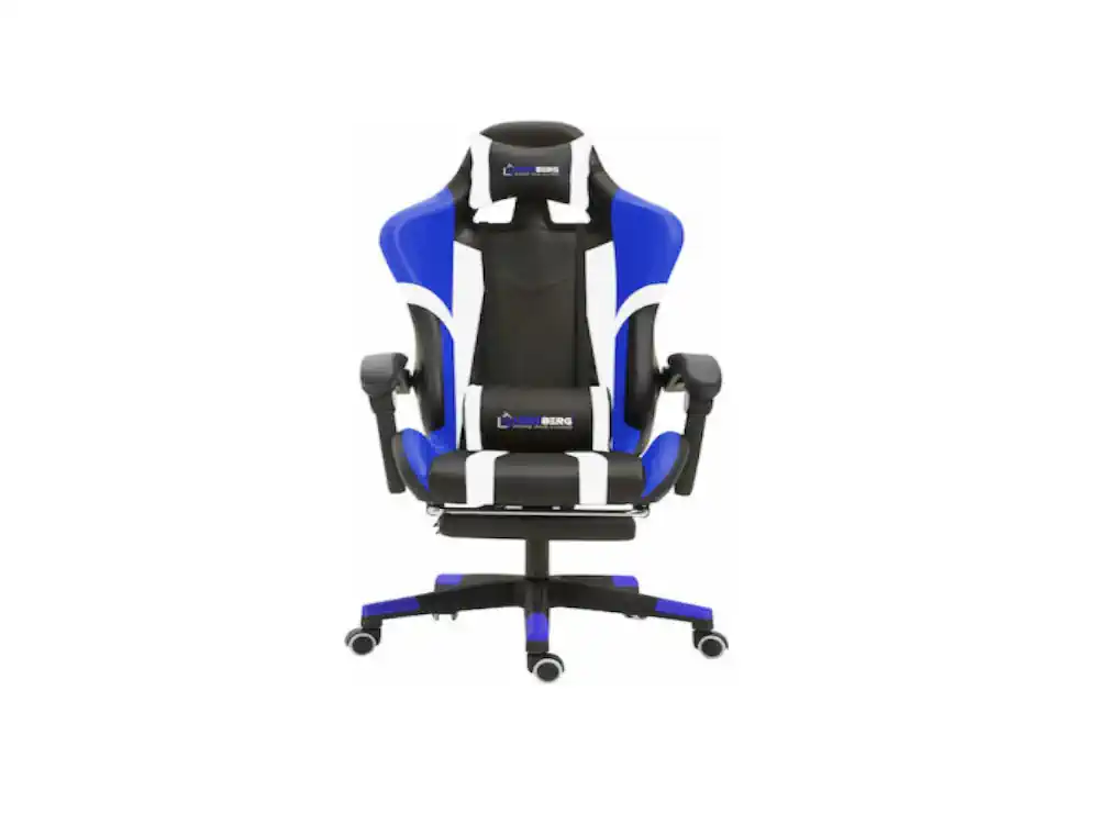 Herzberg Gaming Chair Blue (8083BLUE) (HEZ8083BLUE)