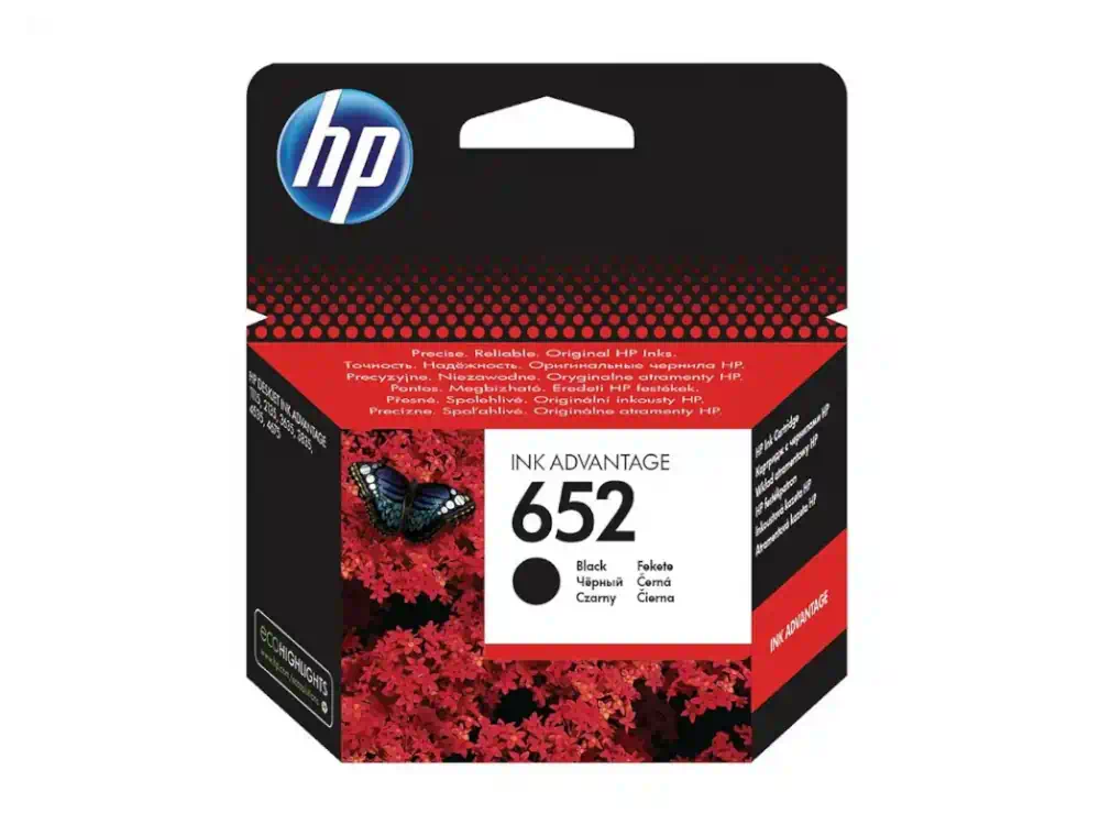HP Μελάνι Inkjet No.652 Black (F6V25AE)