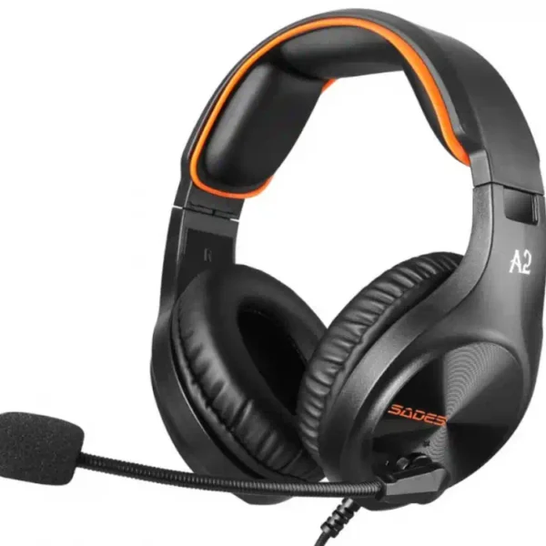 Ακουστικά Sades A2 Over Ear Gaming Headset 3.5mm Μαύρα