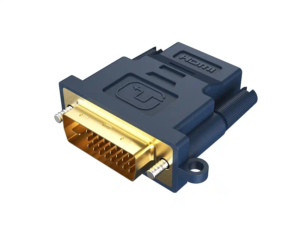 Αντάπτορας Cabletime DVI-D male σε HDMI female 1080p Μπλε (AV599)