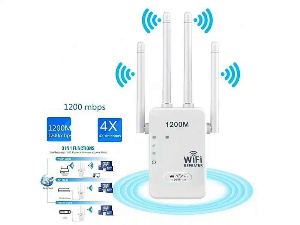 WiFi Repeater/Router/AP 1200Mbps (U7AC1200RE)