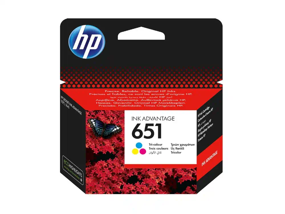 HP Μελάνι Inkjet No.651 Tri-colour (C2P11AE)