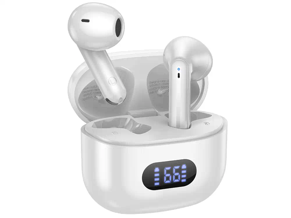 Aσύρματα Ακουστικά Borofone BW53 Elegant In-ear TWS Bluetooth Handsfree Λευκό