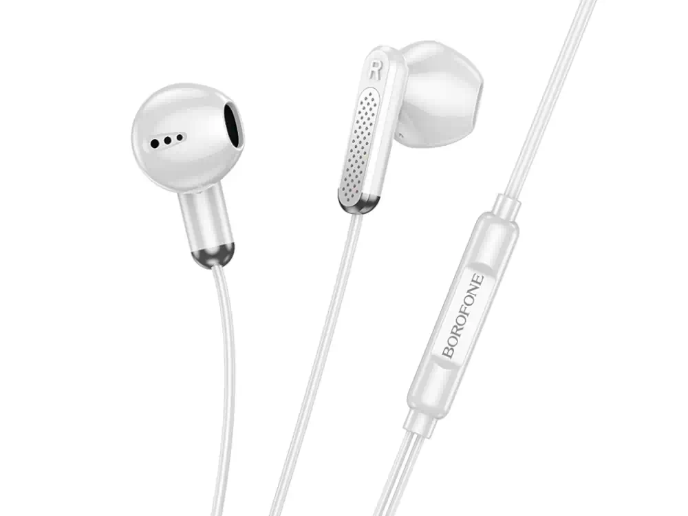 Ακουστικά Με Μικρόφωνο Borofone BM89 Type-C Λευκό
